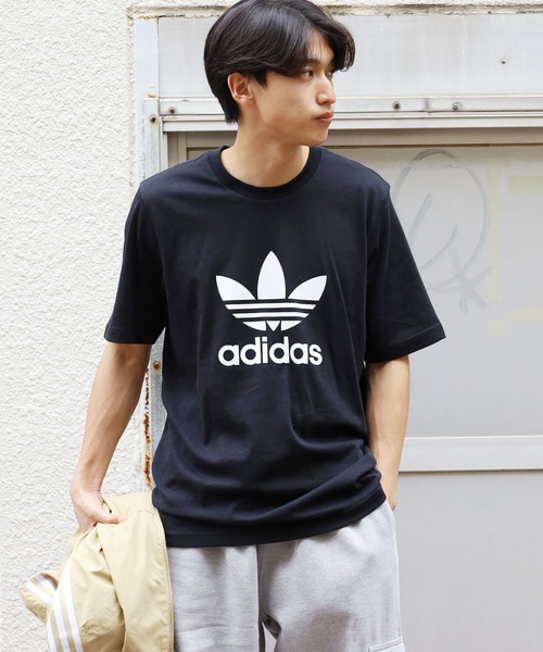 adidas Originals（アディダスオリジナルス）の「adidas Originals/アディダス オリジナルス TREFOIL TEE S/S 半袖Tシャツ（Tシャツ/カットソー・メンズ・ホワイト×ブラック/ブラック×ホワイト・S/M/L/XL）」の15枚目の写真