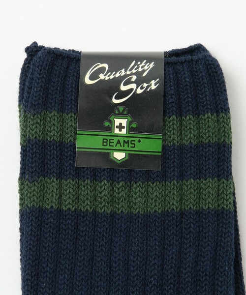 BEAMS PLUS(ビームスプラス)の「スクールボーイ ソックス(ソックス/靴下・メンズ・ホワイト/グレー/グレー系その他/ホワイト系その他2/インディゴブルー/ネイビー・ONE SIZE)」の7枚目の写真