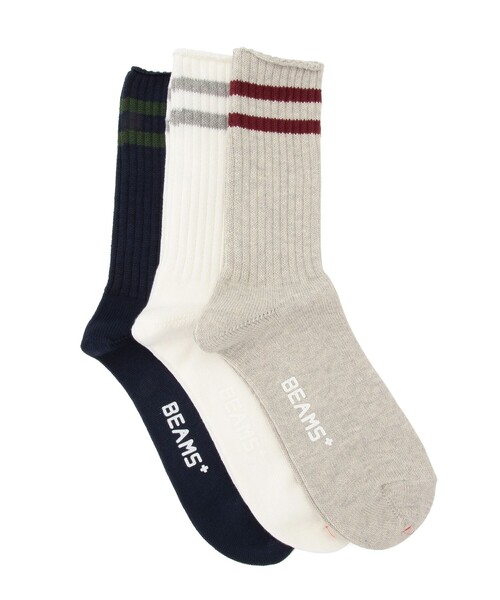 BEAMS PLUS(ビームスプラス)の「スクールボーイ ソックス(ソックス/靴下・メンズ・ホワイト/グレー/グレー系その他/ホワイト系その他2/インディゴブルー/ネイビー・ONE SIZE)」の14枚目の写真