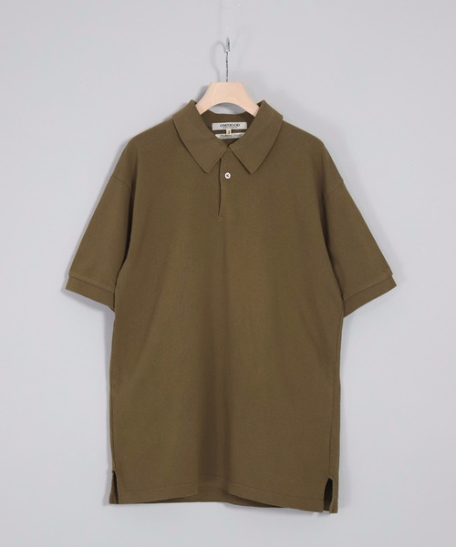 OMNIGOD（オムニゴッド）の「[OMNIGOD mens / オムニゴッド]　マジシャンカノコショートスリーブポロシャツ（ポロシャツ・メンズ・オリーブ/ネイビー/ブラック・2/4/3）」の2枚目の写真