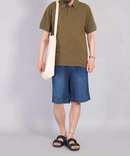 OMNIGOD（オムニゴッド）の「[OMNIGOD mens / オムニゴッド]　マジシャンカノコショートスリーブポロシャツ（ポロシャツ・メンズ・オリーブ/ネイビー/ブラック・2/4/3）」の17枚目の写真