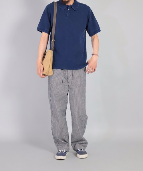 OMNIGOD（オムニゴッド）の「[OMNIGOD mens / オムニゴッド]　マジシャンカノコショートスリーブポロシャツ（ポロシャツ・メンズ・オリーブ/ネイビー/ブラック・2/4/3）」の16枚目の写真