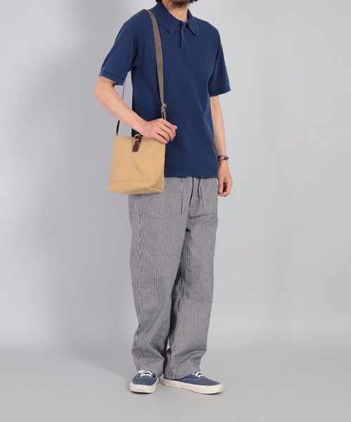 OMNIGOD（オムニゴッド）の「[OMNIGOD mens / オムニゴッド]　マジシャンカノコショートスリーブポロシャツ（ポロシャツ・メンズ・オリーブ/ネイビー/ブラック・2/4/3）」の5枚目の写真