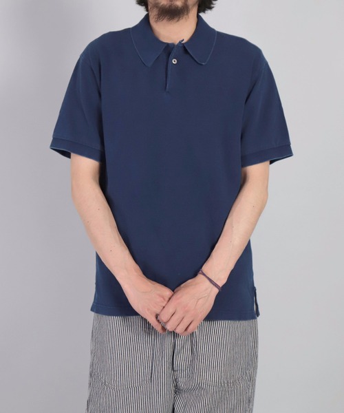 OMNIGOD（オムニゴッド）の「[OMNIGOD mens / オムニゴッド]　マジシャンカノコショートスリーブポロシャツ（ポロシャツ・メンズ・オリーブ/ネイビー/ブラック・2/4/3）」の4枚目の写真