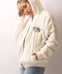 VISION STREET WEAR エコファーフードブルゾン