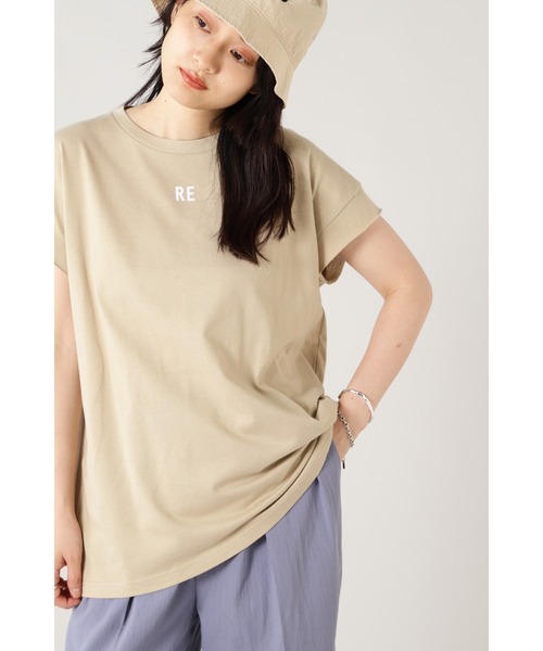 SUPP.（サップ）の「(SUPP.)ロゴTシャツ（Tシャツ/カットソー・レディース・ベージュ/ブラック・FREE）」の19枚目の写真