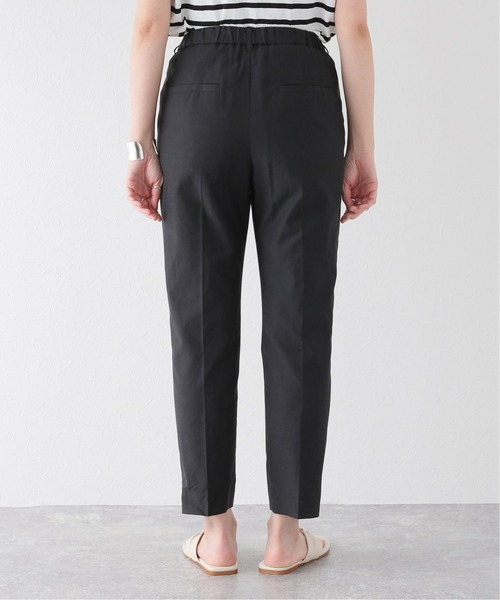 JOURNAL STANDARD（ジャーナルスタンダード）の「フロントタック ストレートアンクルパンツ（その他パンツ・レディース・パープル/ホワイト×ホワイト/ブラック・38/36）」の11枚目の写真