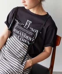 SLOBE IENA | Oui et nonグラフィックTEE【手洗い可能】◆(Tシャツ/カットソー)
