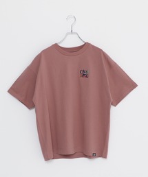 USAコットン ヘビーウェイトCAMPモチーフワンポイント刺繍Tシャツ