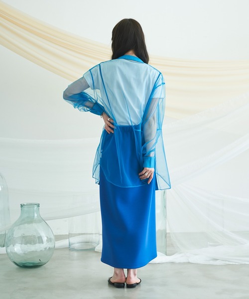 VACANCY（ヴァカンシー）の「ペンシルダンボールニットスカート（スカート・レディース・ブラック/レッド/ブルー/グリーン・FREE）」の12枚目の写真