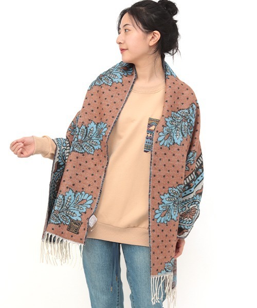 チチカカ（チチカカ）の「アフリカンストール（ストール/ショール・レディース・ブラック/ブラウン/ブルー・FREE）」の11枚目の写真