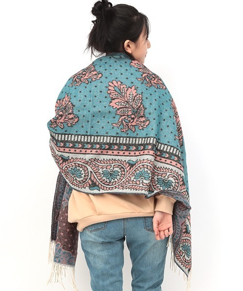 チチカカ（チチカカ）の「アフリカンストール（ストール/ショール・レディース・ブラック/ブラウン/ブルー・FREE）」の15枚目の写真