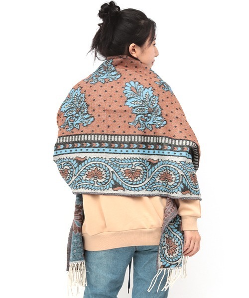 チチカカ（チチカカ）の「アフリカンストール（ストール/ショール・レディース・ブラック/ブラウン/ブルー・FREE）」の14枚目の写真