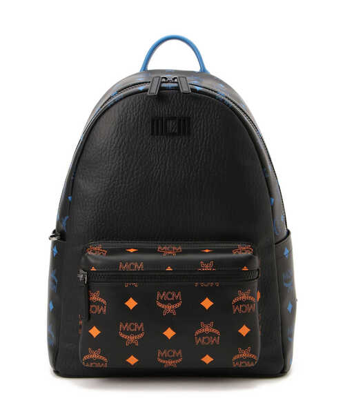 【美品】MCM レザー ダッフルバッグ M3767 MCM エムシーエム リュック バックパック ブルー スダッズ