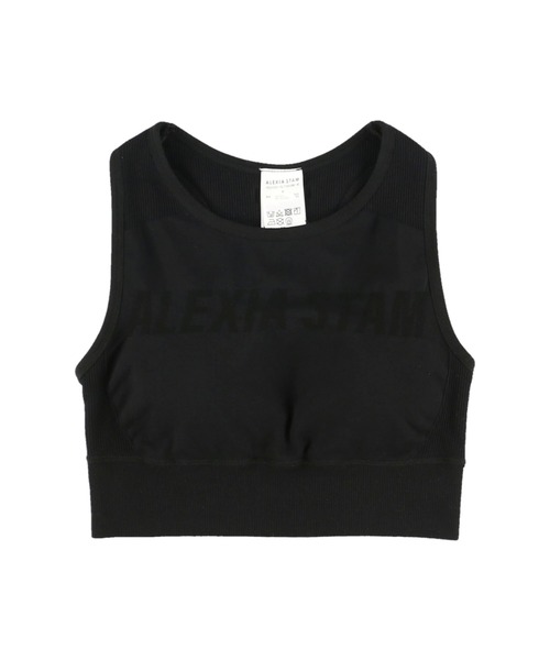 ALEXIA STAM（アリシアスタン）の「Logo Training Bra/ロゴトレーニングブラ（タンクトップ・レディース・ブラック・S/M）」の6枚目の写真
