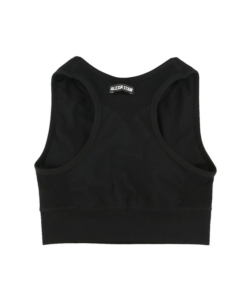 ALEXIA STAM（アリシアスタン）の「Logo Training Bra/ロゴトレーニングブラ（タンクトップ・レディース・ブラック・S/M）」の5枚目の写真