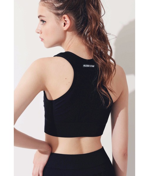ALEXIA STAM（アリシアスタン）の「Logo Training Bra/ロゴトレーニングブラ（タンクトップ・レディース・ブラック・S/M）」の9枚目の写真