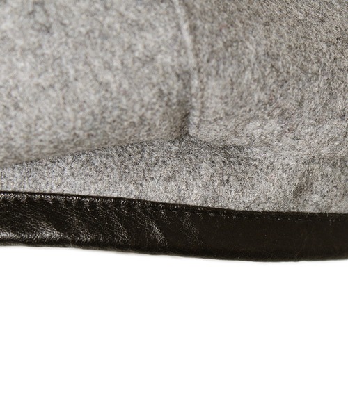 14+(イチヨンプラス)の「ウールフラノアーミーベレー帽(ハンチング/ベレー帽・レディース・ブラック/ネイビー/ブラウン/グレー・FREE)」の15枚目の写真