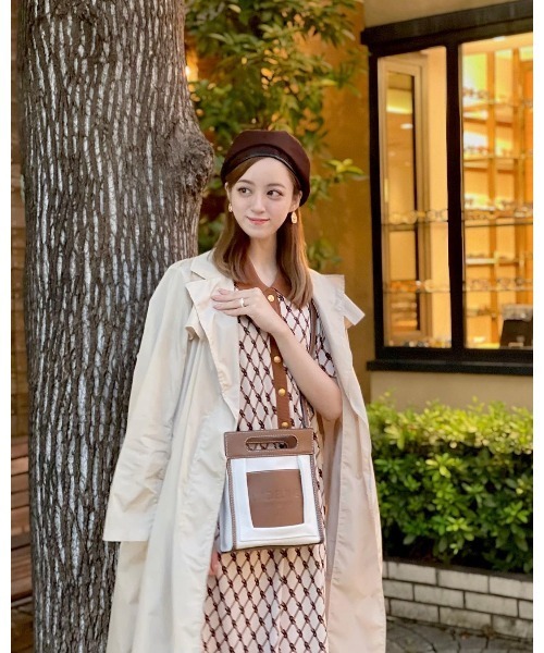 14+(イチヨンプラス)の「ウールフラノアーミーベレー帽(ハンチング/ベレー帽・レディース・ブラック/ネイビー/ブラウン/グレー・FREE)」の7枚目の写真