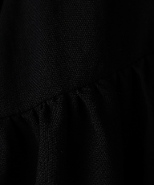 LOWRYS FARM（ローリーズファーム）の「フリルエリワンピースＬＳ　215612（ワンピース・キッズ・アイボリー/ブラック/ネイビー/イエロー・110cm/120cm/130cm/140cm/150cm）」の11枚目の写真
