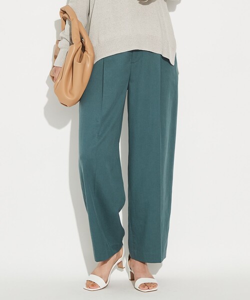 J.PRESS Ladies(J.プレス レディス)の「【洗える】コットンセルロース チノ パンツ(その他パンツ・レディース・グレー系/カーキ系/スモーキーグリーン系・S/XS)」の3枚目の写真