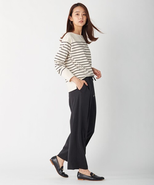 J.PRESS Ladies(J.プレス レディス)の「【洗える】コットンセルロース チノ パンツ(その他パンツ・レディース・グレー系/カーキ系/スモーキーグリーン系・S/XS)」の13枚目の写真