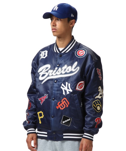 bristol x mlb スタジアムジャケット F.C.Real Bristol（エフシーレアルブリストル）の「Fanatics MLB