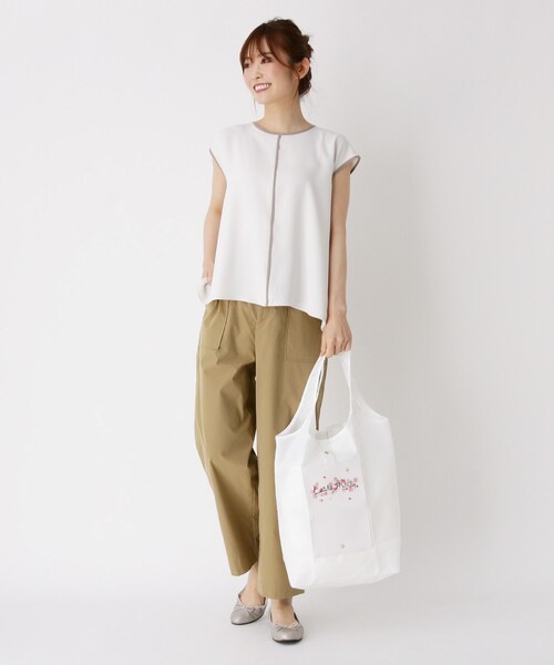 アベヴィル柄 パッカブルマイバッグ（エコバッグ/サブバッグ）｜LAURA