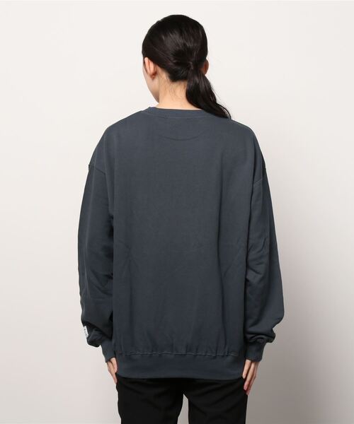 VISION STREET WEAR(ヴィジョンストリートウェア)の「VISION STREET WEAR/ヴィジョンストリートウェア ビッグシルエット タイガー刺繍 カレッジ ロゴ スウェット トレーナー(スウェット・メンズ・チャコールグレー/ブルー/グリーン/ホワイト系その他・LL/M/L)」の18枚目の写真