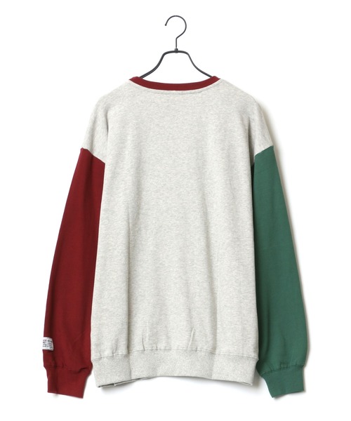 VISION STREET WEAR(ヴィジョンストリートウェア)の「VISION STREET WEAR/ヴィジョンストリートウェア ビッグシルエット タイガー刺繍 カレッジ ロゴ スウェット トレーナー(スウェット・メンズ・チャコールグレー/ブルー/グリーン/ホワイト系その他・LL/M/L)」の10枚目の写真