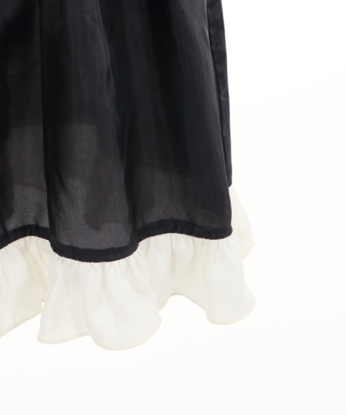 axes femme（アクシーズファム）の「鍵盤×バラ柄クラシカルＯＰ（ワンピース・キッズ・ブラック/ワイン・SMALL/MEDIUM/LARGE/X-LARGE）」の6枚目の写真