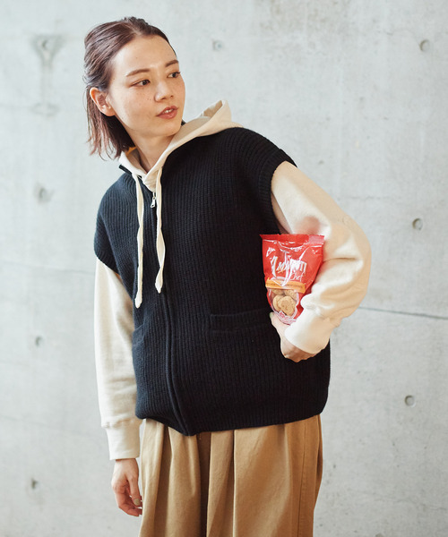 PAR ICI（パーリッシィ）の「リサイクルコットン裏毛 フーディー