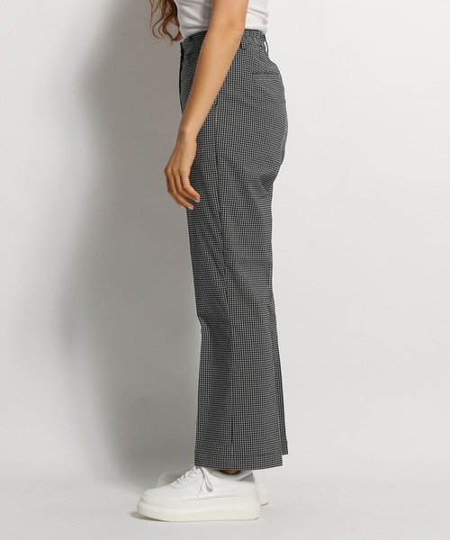 niko and...（ニコアンド）の「ギンガムチェックフレアパンツ（その他パンツ・レディース・ホワイト/ブラック/オレンジ/グリーン・MEDIUM/LARGE）」の9枚目の写真