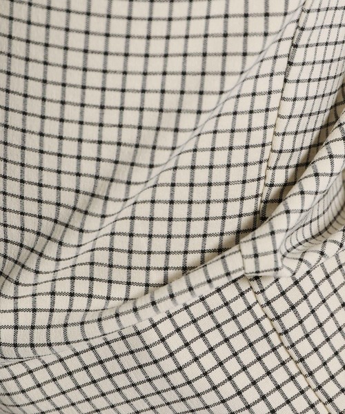 niko and...（ニコアンド）の「ギンガムチェックフレアパンツ（その他パンツ・レディース・ホワイト/ブラック/オレンジ/グリーン・MEDIUM/LARGE）」の8枚目の写真