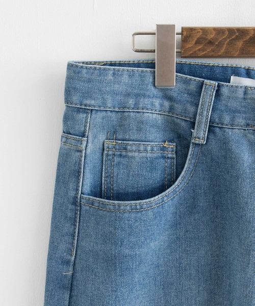 Ressaca（レサーカ）の「ワイドストレート リラックスルーズ ダメージデニム（デニムパンツ・メンズ・ライトブルー/サックスブルー・L/M/S/XL/XXL）」の20枚目の写真