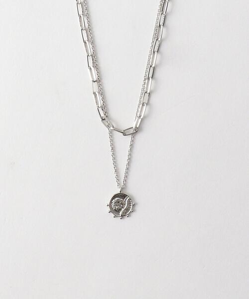 green label relaxing（グリーンレーベルリラクシング）の「コイン ＆ チェーン 3WAY ネックレス（ネックレス・レディース・ゴールド/シルバー・FREE）」の13枚目の写真