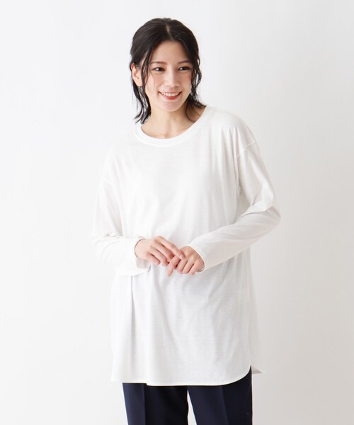 SHOO・LA・RUE（シューラルー）の「◆【2点セット】ジャカードベスト＋Tシャツ（ベスト・レディース・ブラック系3/ダークブラウン系3・02/03/04）」の10枚目の写真