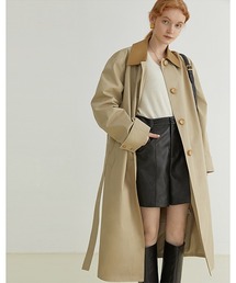 Fano Studios（ファノ ストゥディオズ）の「【Fano Studios】Contrasting color lapel coat FQ21W037（ステンカラーコート・メンズ）」