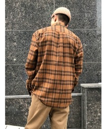 オーバーサイズチェックシャツ