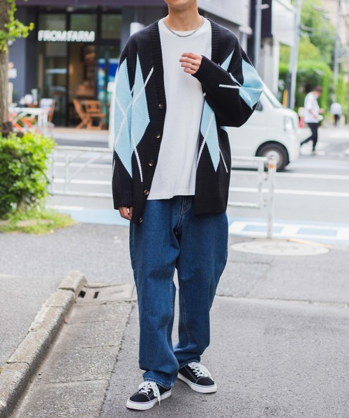 WEGO(ウィゴー)の「WEGO/ヘビーウエイトダメージビッグシルエットロンT(Tシャツ/カットソー・メンズ・ホワイト/ブラック・LARGE/MEDIUM)」の14枚目の写真