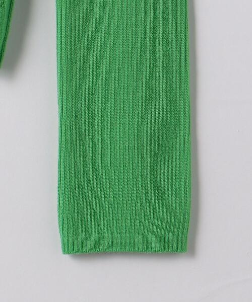 BRACTMENT（ブラクトメント）の「＜BRACTMENT(ブラクトメント)＞BM 2WAY ウールアイレット リブプルオーバー（ニット/セーター・レディース・ブラウン/ケリー/ライトピンク・FREE）」の4枚目の写真