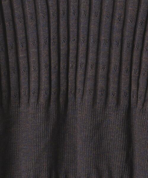 BRACTMENT（ブラクトメント）の「＜BRACTMENT(ブラクトメント)＞BM 2WAY ウールアイレット リブプルオーバー（ニット/セーター・レディース・ブラウン/ケリー/ライトピンク・FREE）」の11枚目の写真