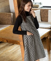 大人上品なエンパイアワンピース
