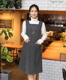 大人上品なエンパイアワンピース