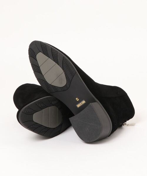 V SEVEN TWELVE THIRTY（ヴィセヴントゥエルヴサーティ）の「【V-SEVEN TWELVE THIRTY】チェーンエッジショートブーツ（ブーツ・レディース・ブラック系その他/ブラック・S/LL/L/M）」の4枚目の写真