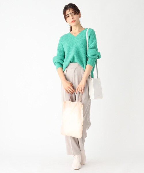 OPAQUE.CLIP（オペークドットクリップ）の「◆ミニマルミニショルダー【エコバッグ付】（ショルダーバッグ・レディース・ブラック/ダークグリーン/オフホワイト/ライトベージュ・00）」の21枚目の写真