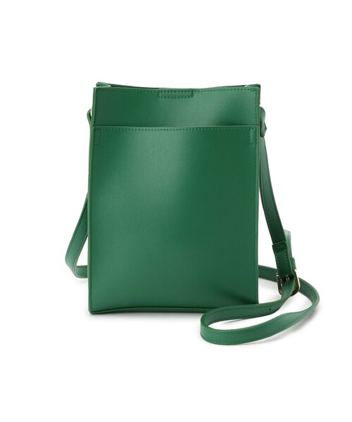 OPAQUE.CLIP（オペークドットクリップ）の「◆ミニマルミニショルダー【エコバッグ付】（ショルダーバッグ・レディース・ブラック/ダークグリーン/オフホワイト/ライトベージュ・00）」の5枚目の写真