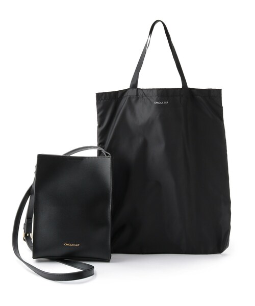 OPAQUE.CLIP（オペークドットクリップ）の「◆ミニマルミニショルダー【エコバッグ付】（ショルダーバッグ・レディース・ブラック/ダークグリーン/オフホワイト/ライトベージュ・00）」の11枚目の写真