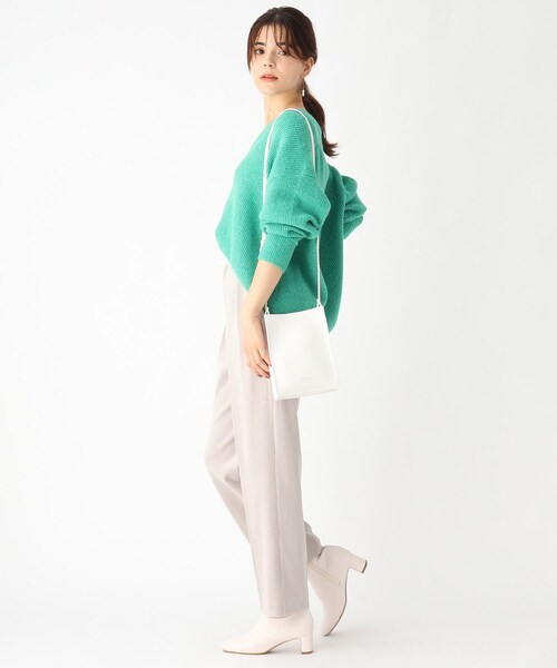 OPAQUE.CLIP（オペークドットクリップ）の「◆ミニマルミニショルダー【エコバッグ付】（ショルダーバッグ・レディース・ブラック/ダークグリーン/オフホワイト/ライトベージュ・00）」の14枚目の写真