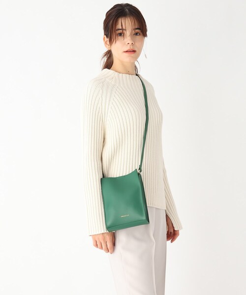 OPAQUE.CLIP（オペークドットクリップ）の「◆ミニマルミニショルダー【エコバッグ付】（ショルダーバッグ・レディース・ブラック/ダークグリーン/オフホワイト/ライトベージュ・00）」の18枚目の写真